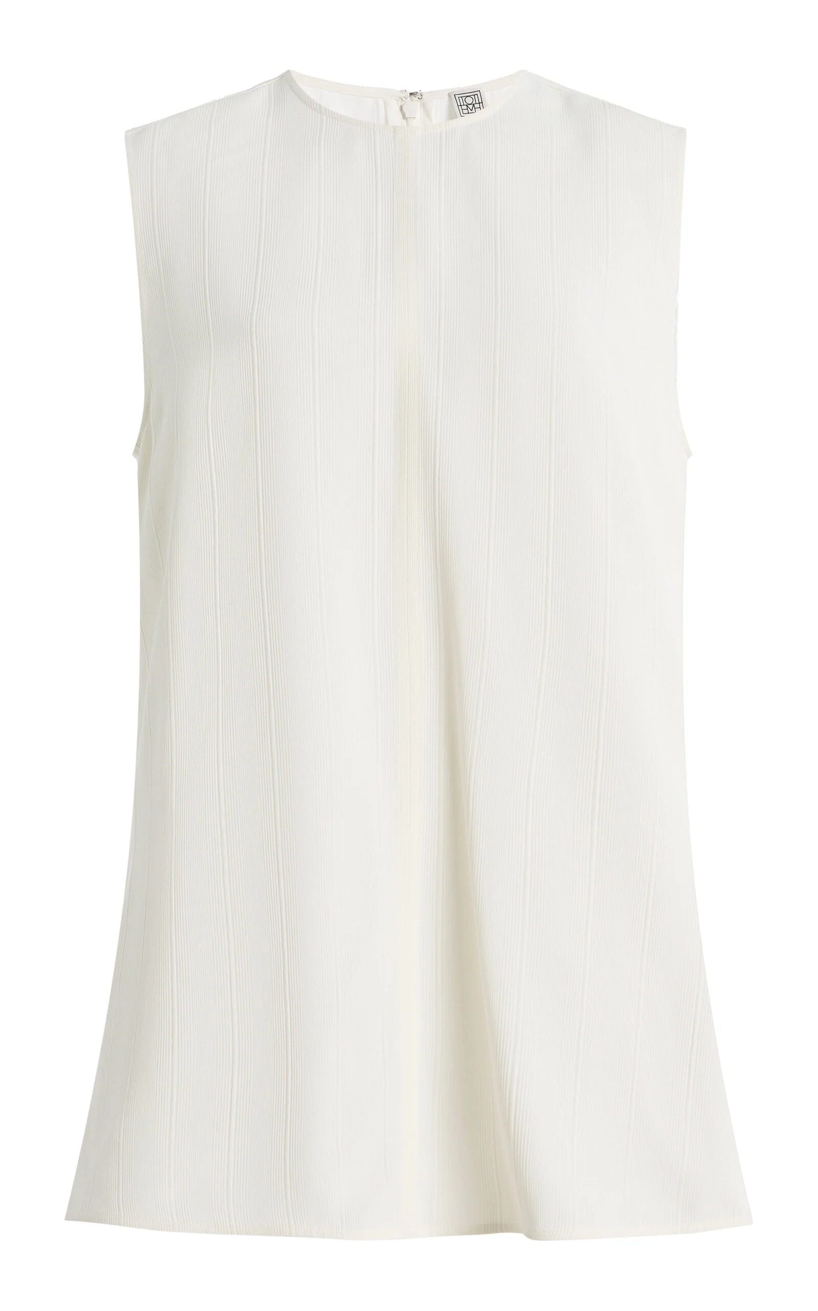 Woven Stripe Top white - 1