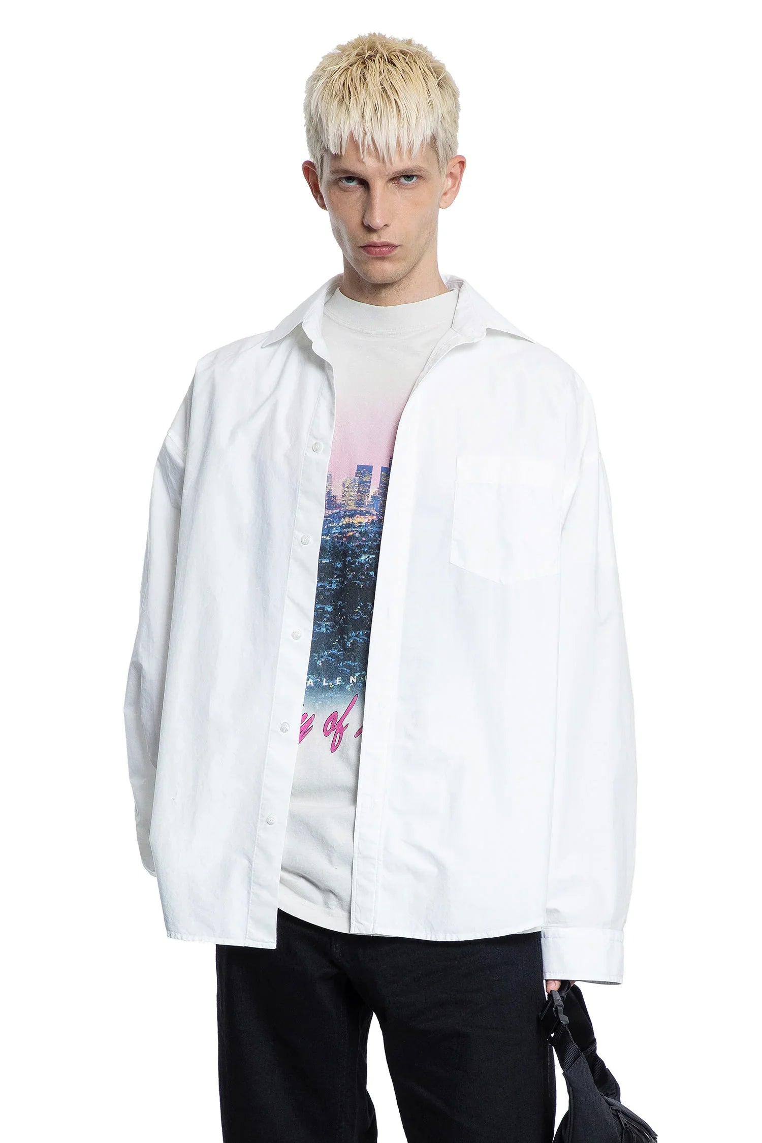 Layered-Shirt-In-Cotton-Poplin-And-Dry-Jersey - 5