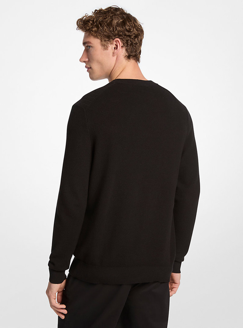 MICHAEL KORS Cotton Mouliné Sweater outlook