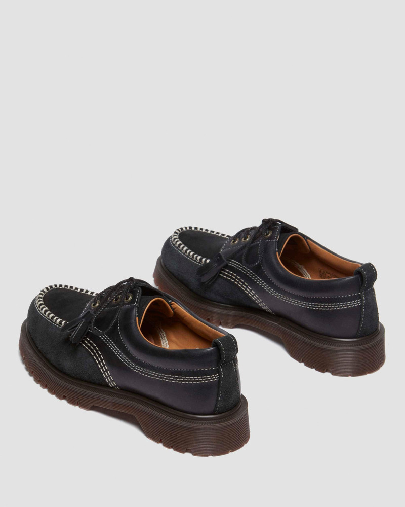 Lowell mixed material moc toe shoes 9