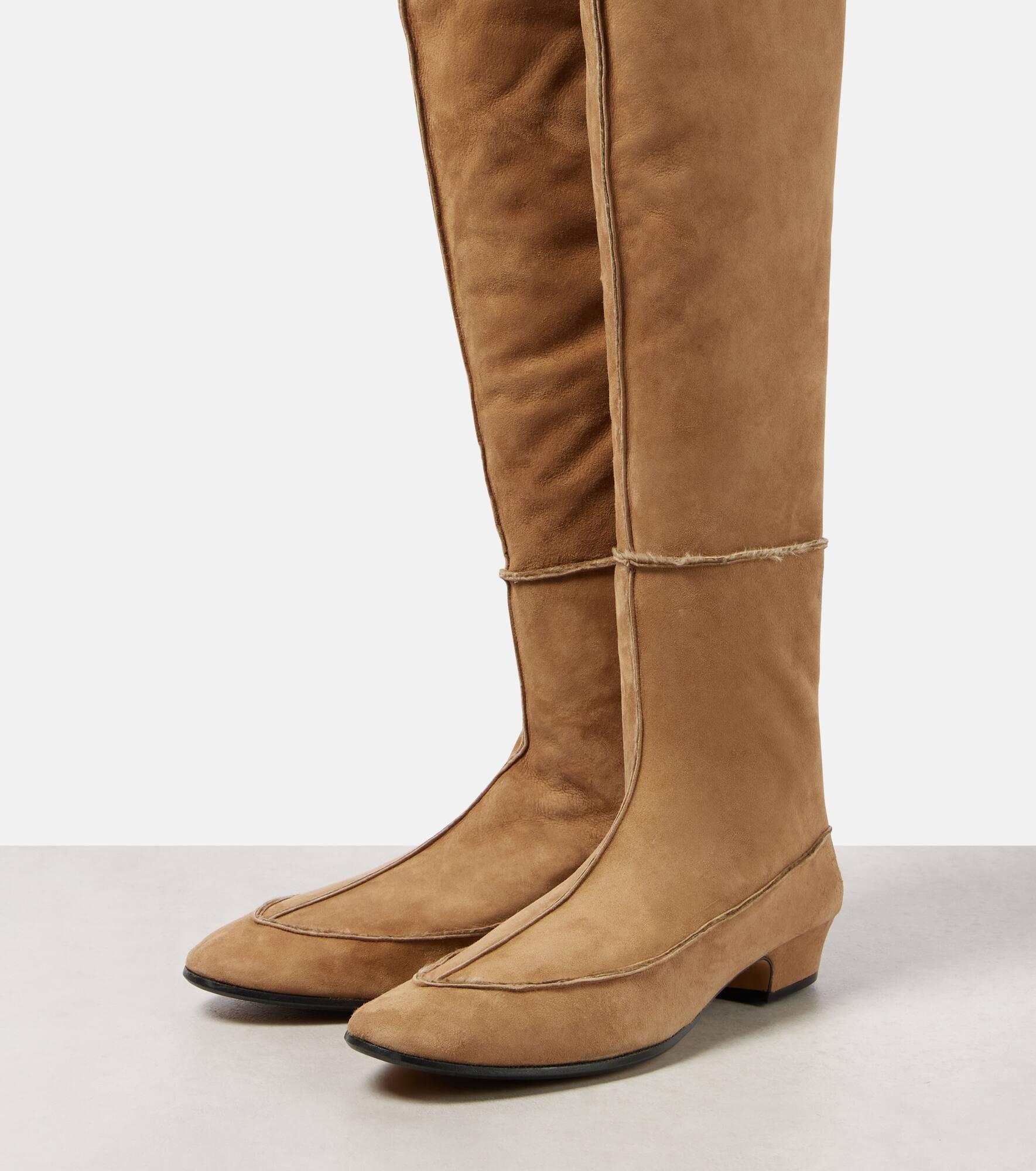 Awar suede over-the-knee boots - 5