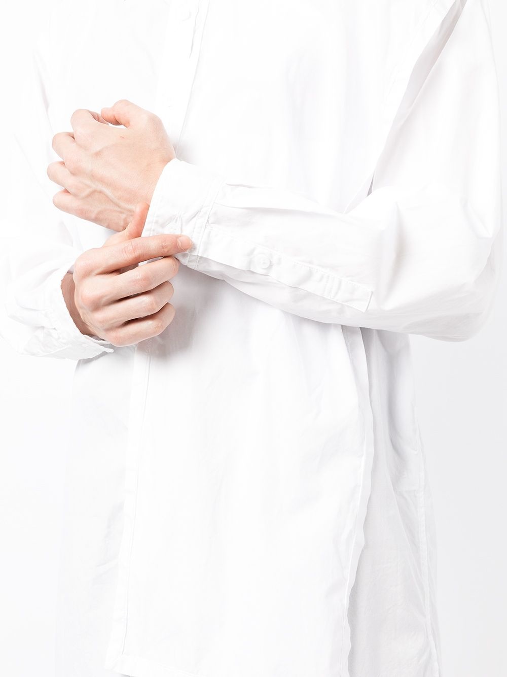 long-sleeve button-fastening shirt - 5