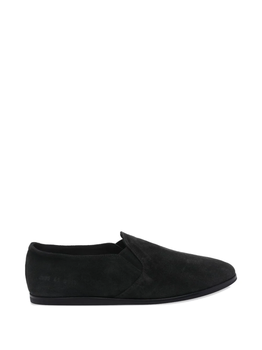 round toe suede sneakers - 1