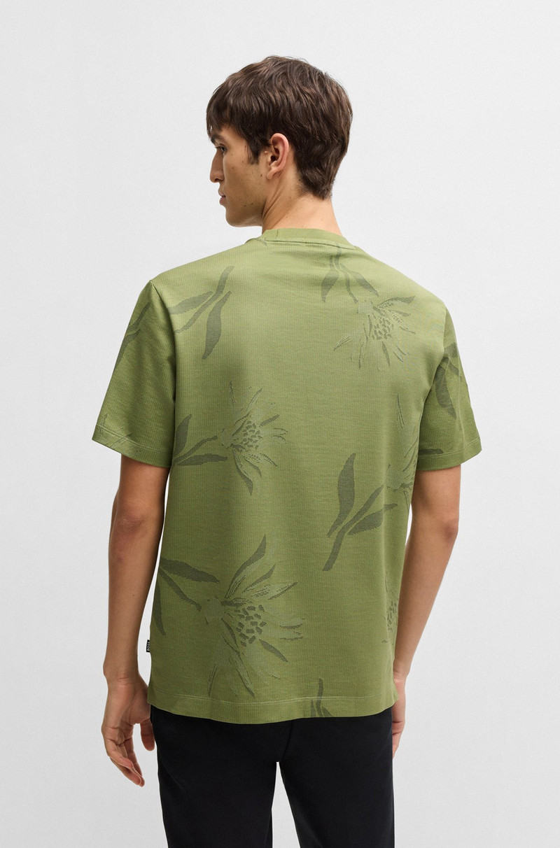 FLORAL JACQUARD와 MERCERIZED-COTTON T-SHIRT 5