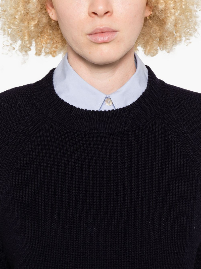 raglan-sleeve cropped sweater 5