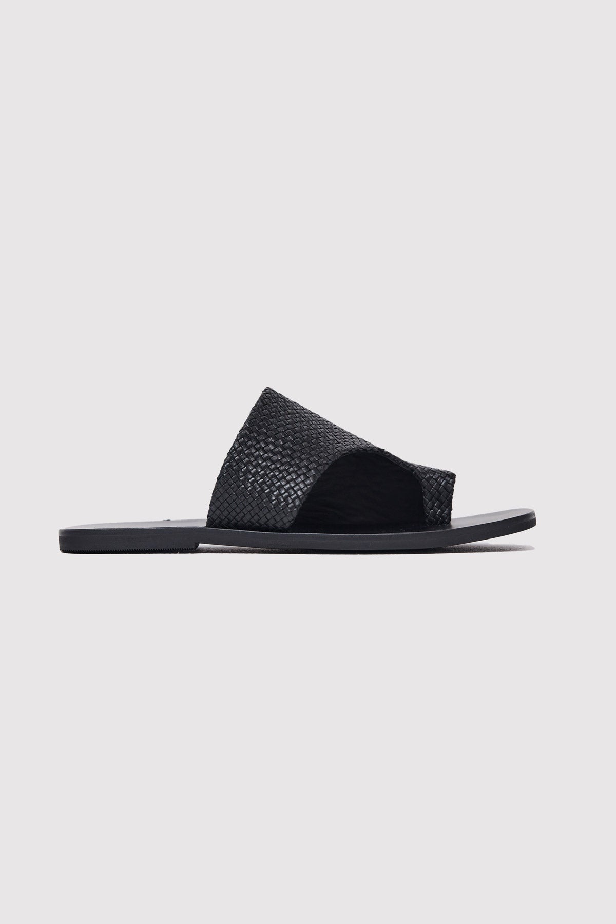 Woven Abstract Slide - Black - 3