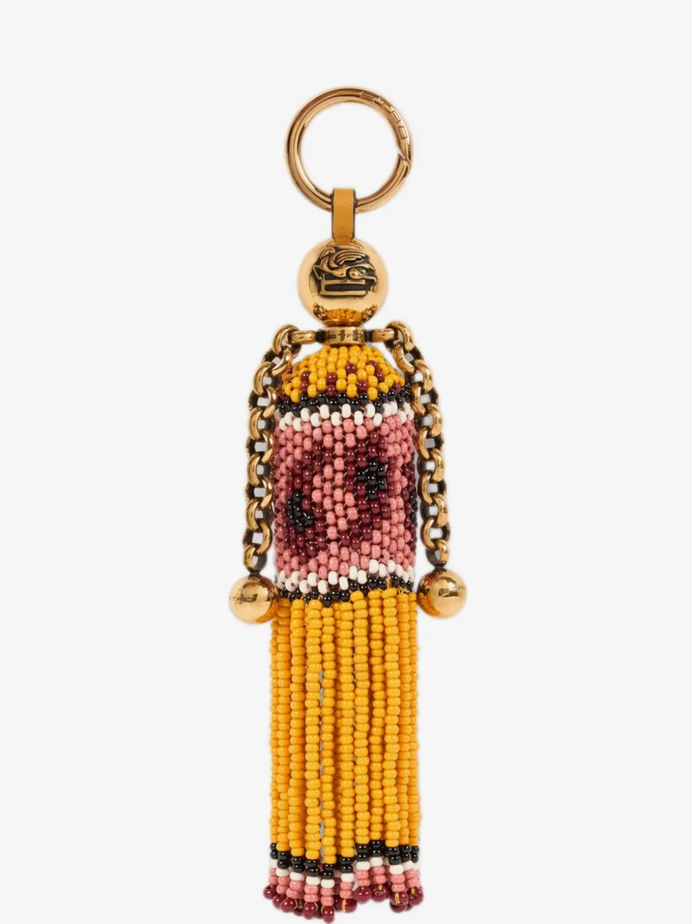 doll charm with beads - 1