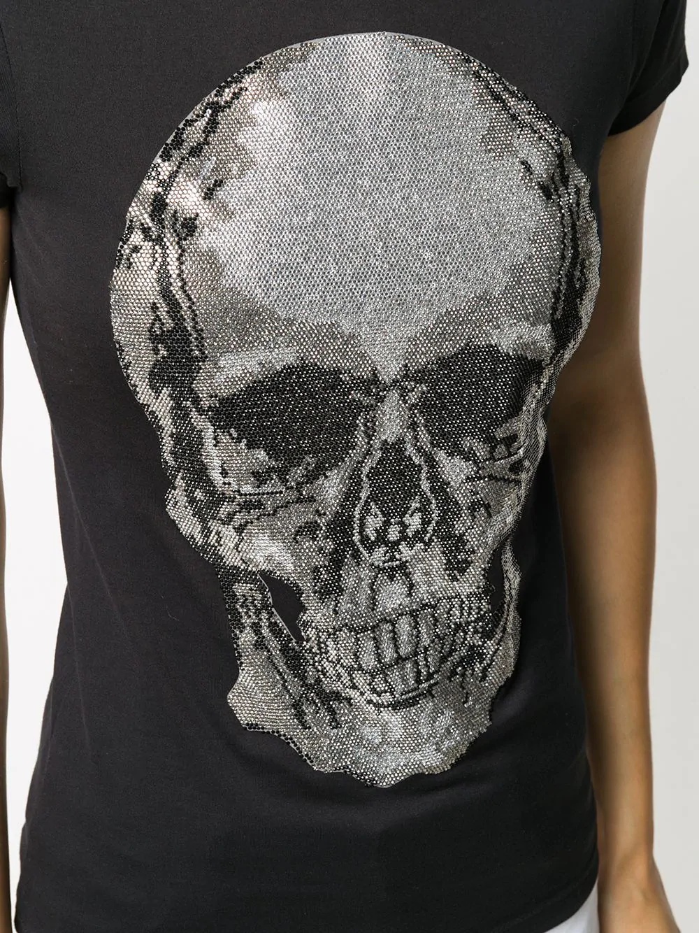 Skull rhinestone T-Shirt - 5