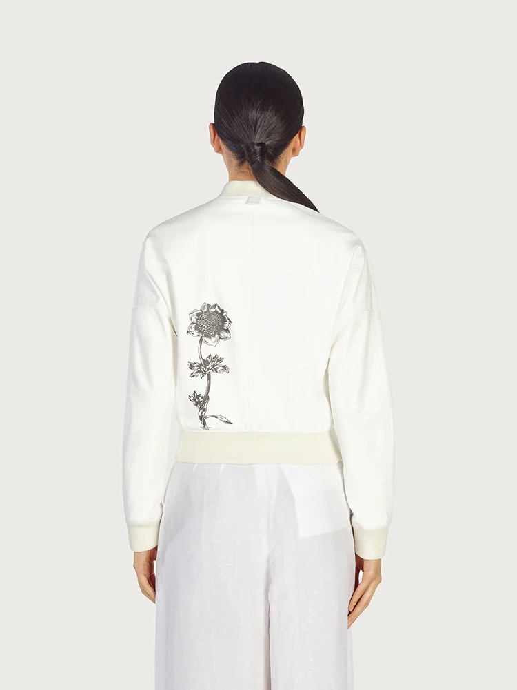 PRINTED NAPPA BLOUSON - 4