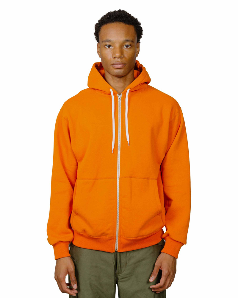 The Real McCoys BC23101 Buco F/Z Parka Sweatshirt Orange outlook