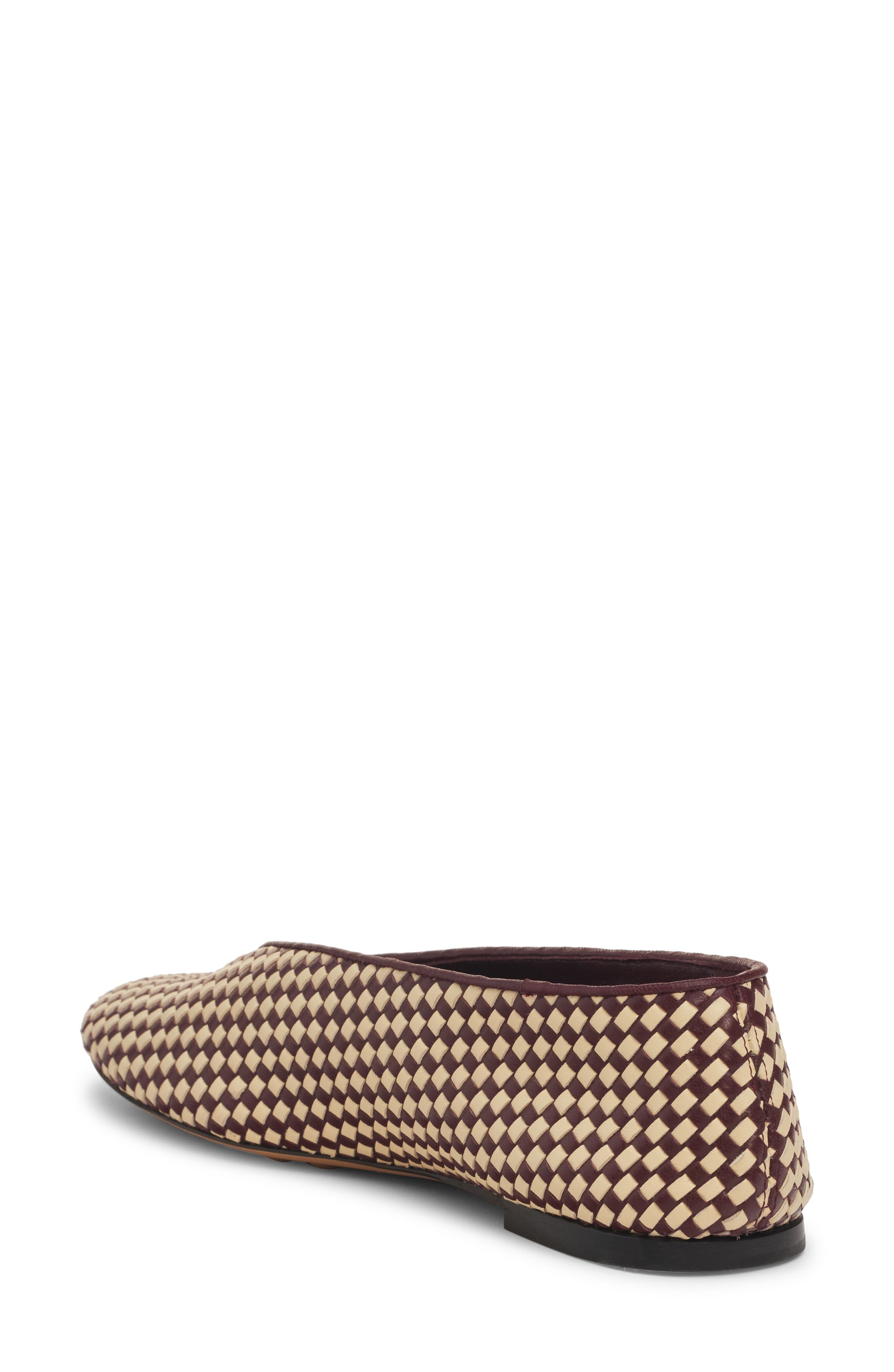 Bottega Veneta Lagoon Intrecciato Ballet Flat in 2291 Barolo-Camomile at Nordstrom - 2
