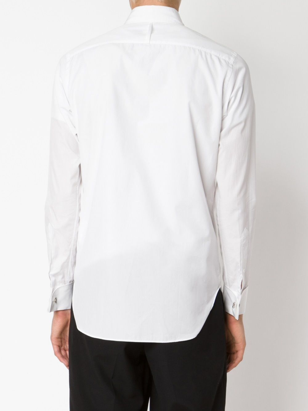 pleated chest detail shirt - 4