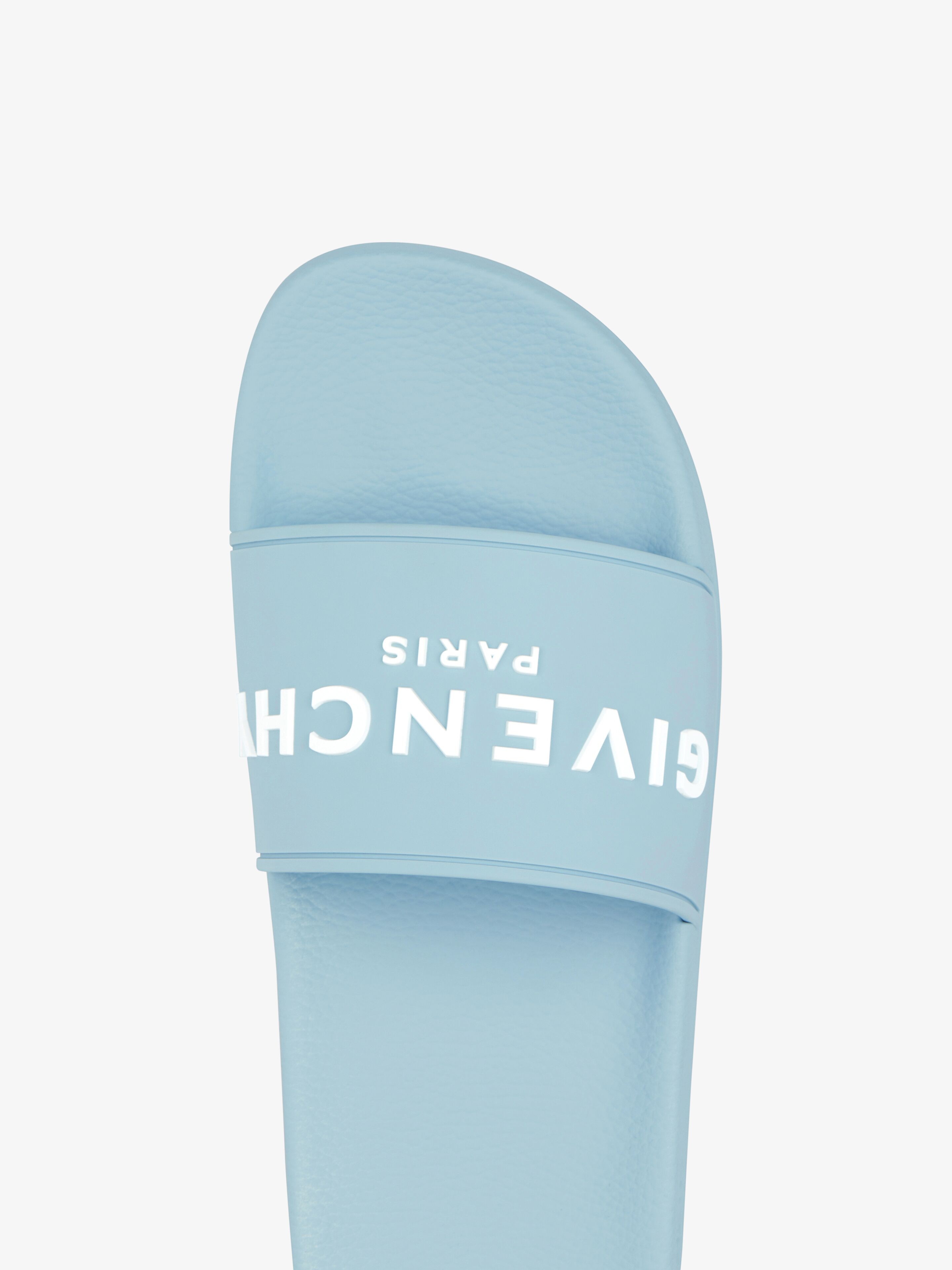 SLIDE FLAT SANDALS IN RUBBER - 6