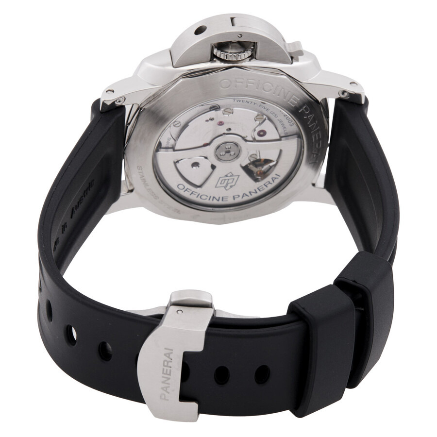 Pre-owned Panerai Luminor 1950 10 Days Gmt Automatic Black Dial Men's Watch PAM00533 - 3