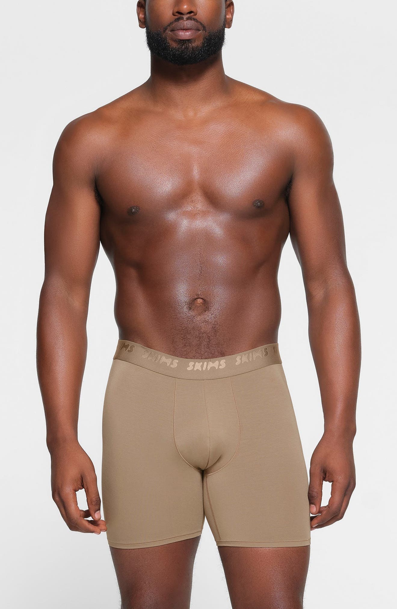 SKIMS 3-Pack 5-Inch Stretch Modal Boxer Briefs in Desert Multi at Nordstrom - 2