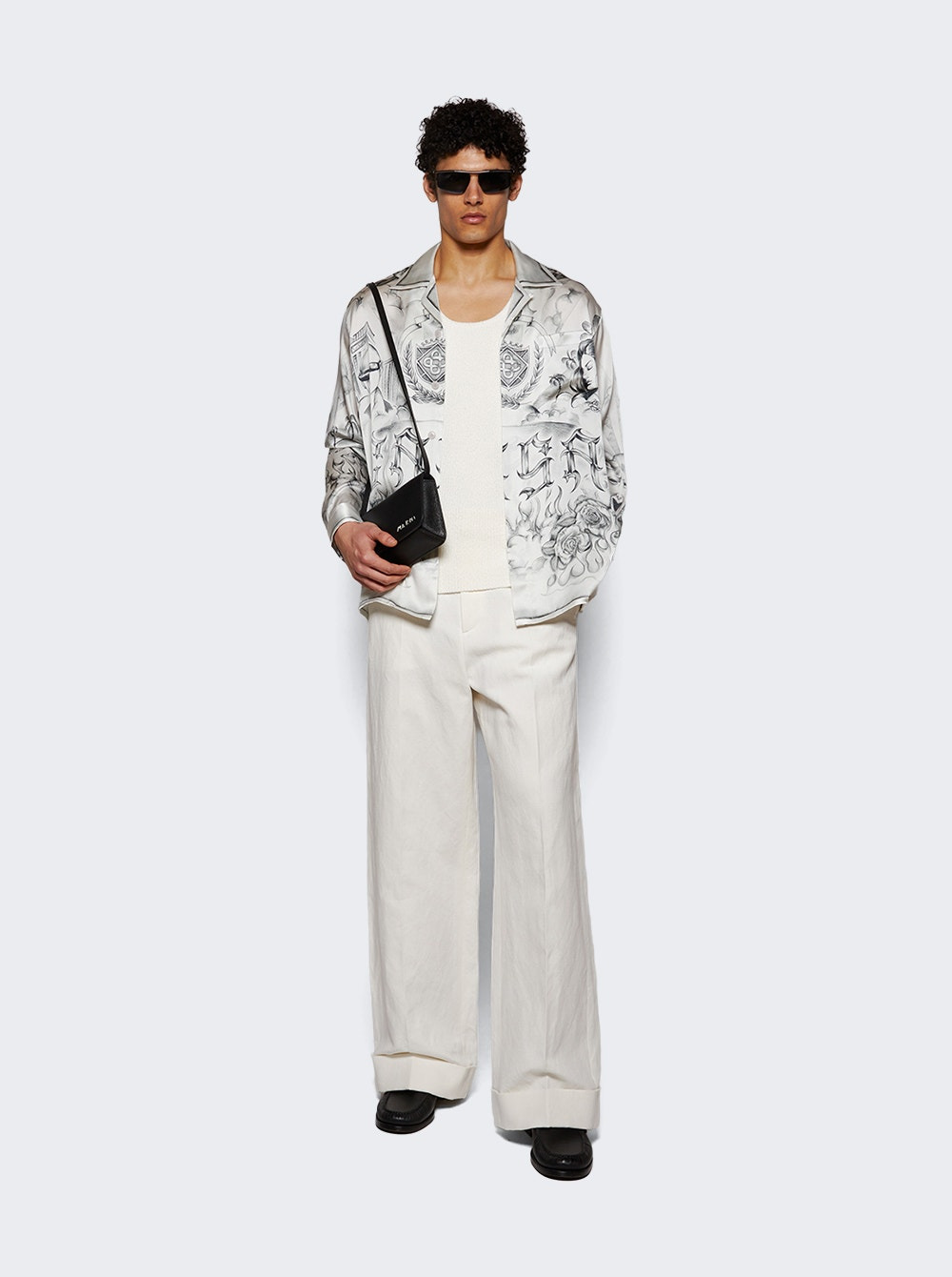 Boucle Ribbed Vest Top White - 5
