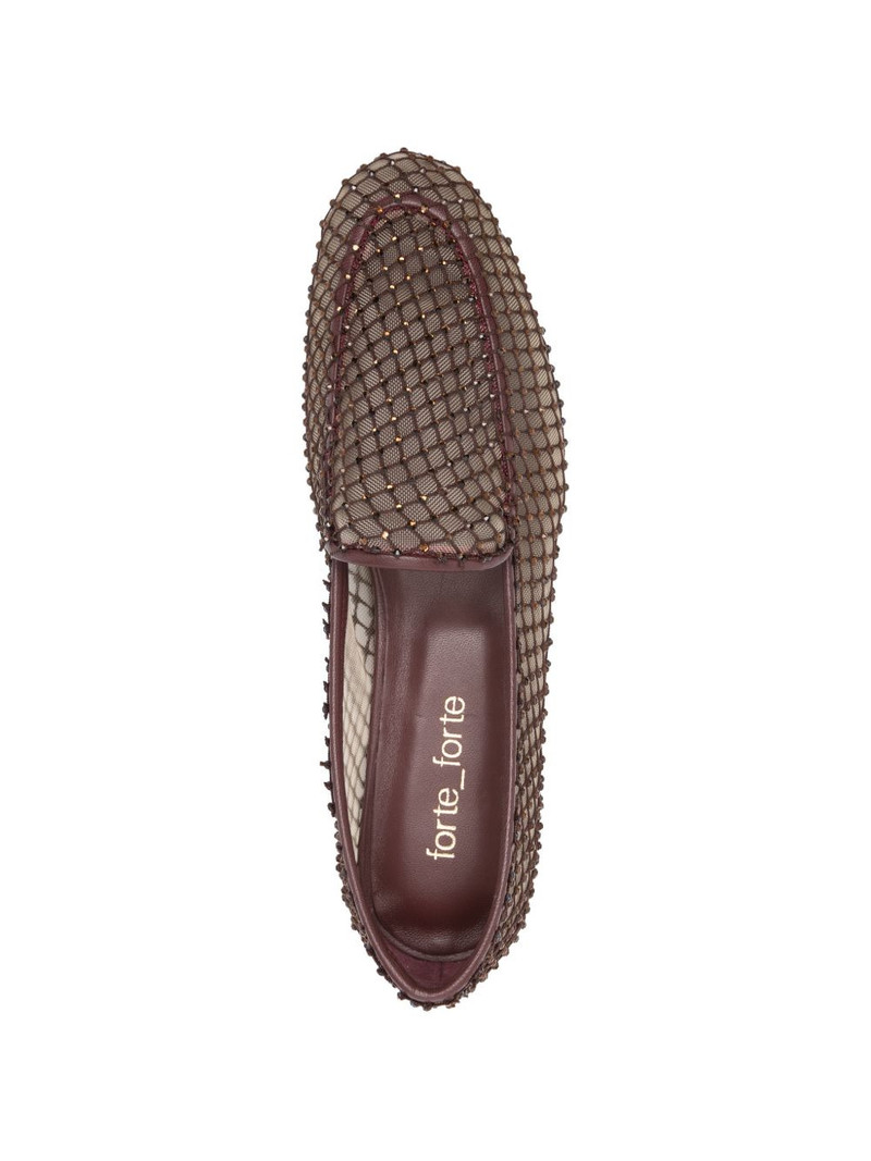 strass mesh loafers 4