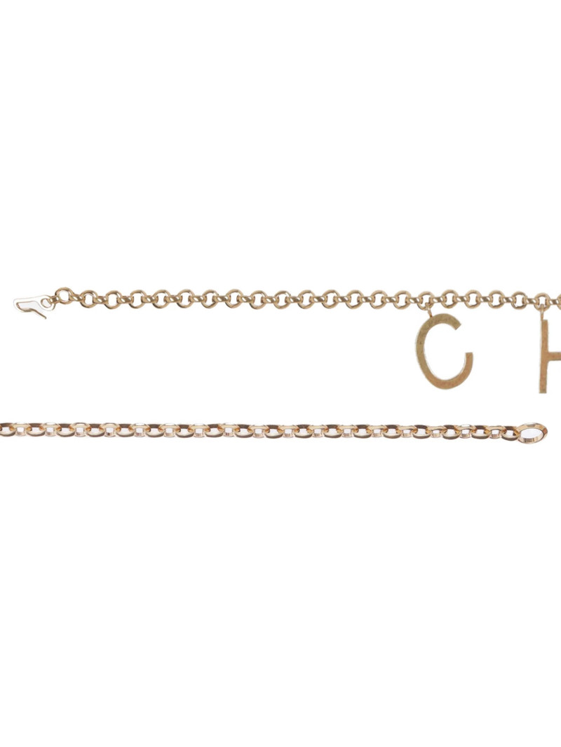 Chloé lettered chain belt outlook