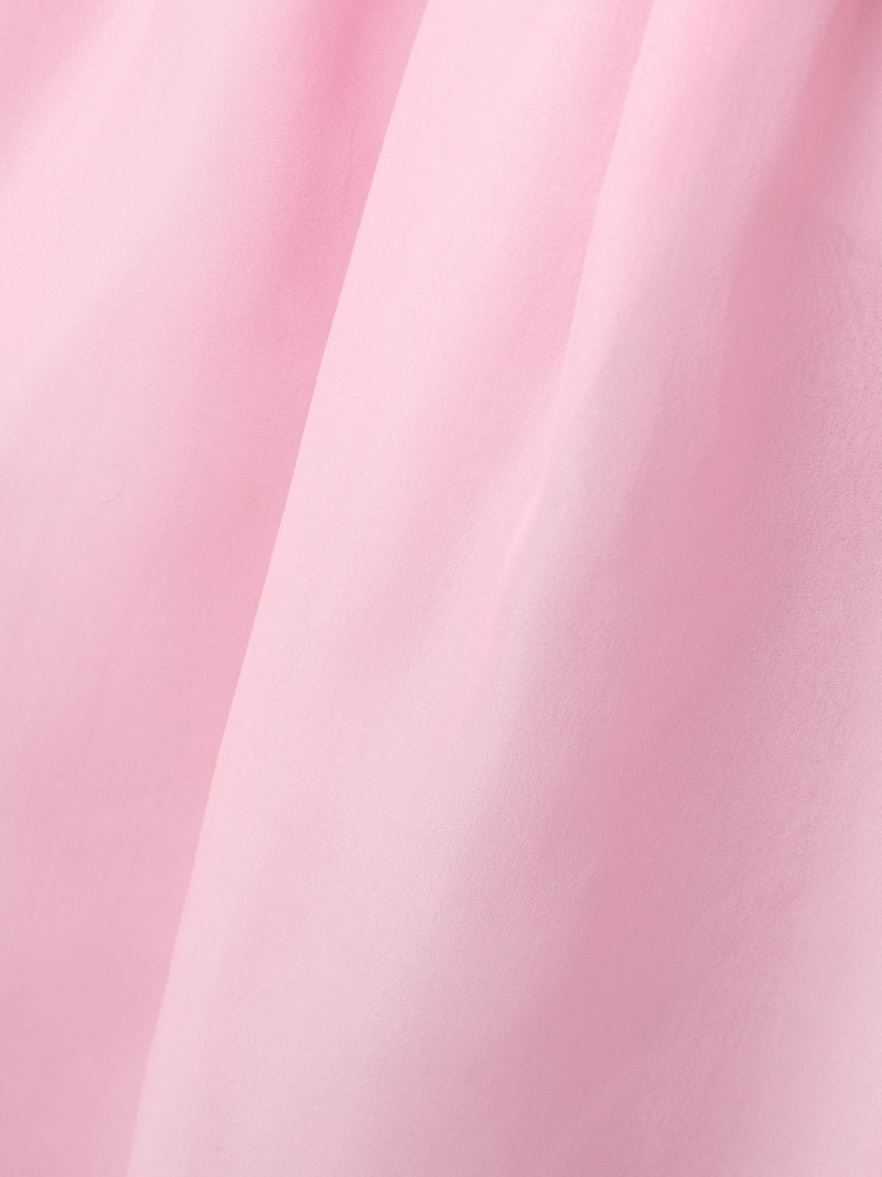 Noah Gathered Silk-organza Midi Dress 4