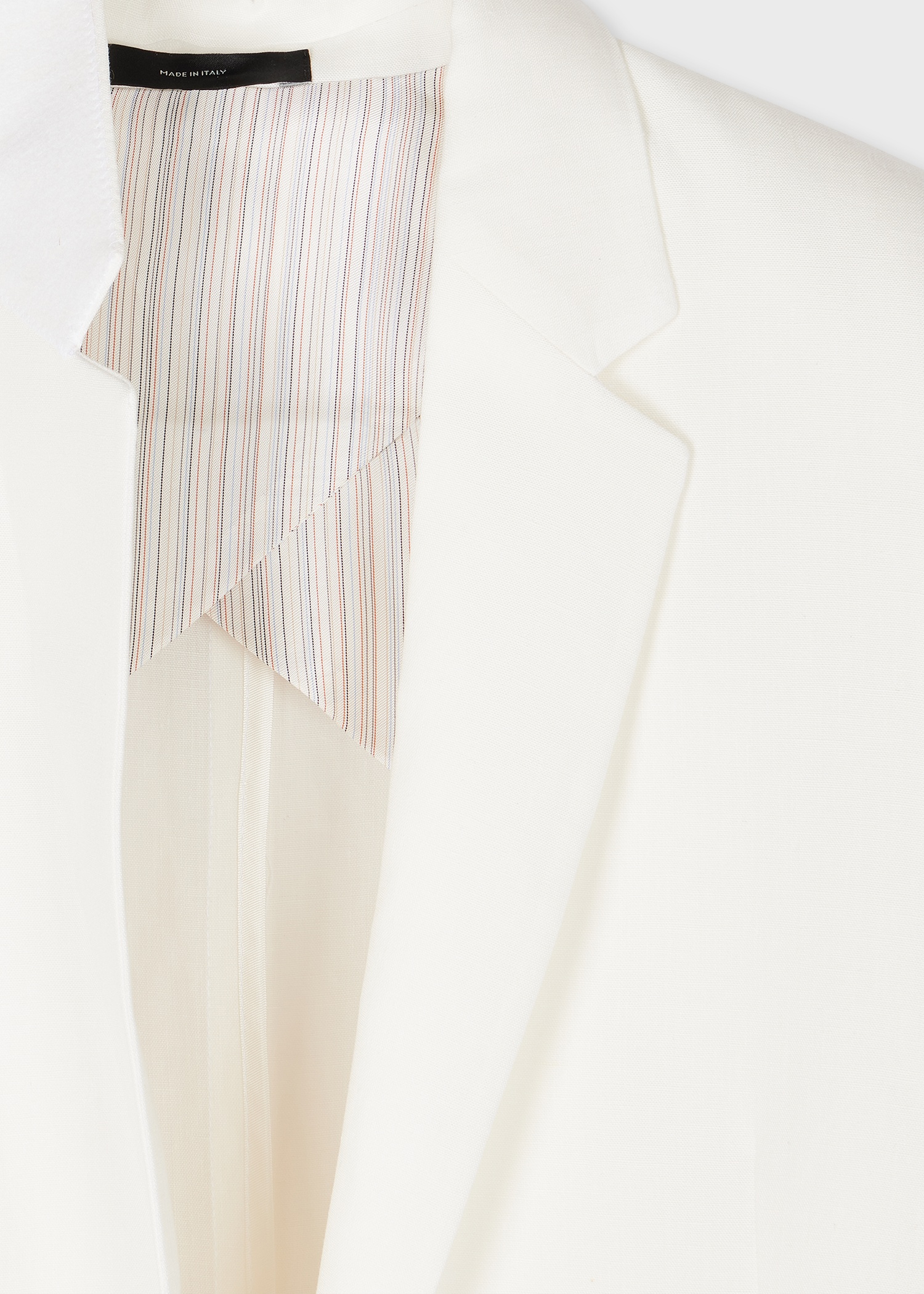 Women's Ivory Linen Blazer - 2