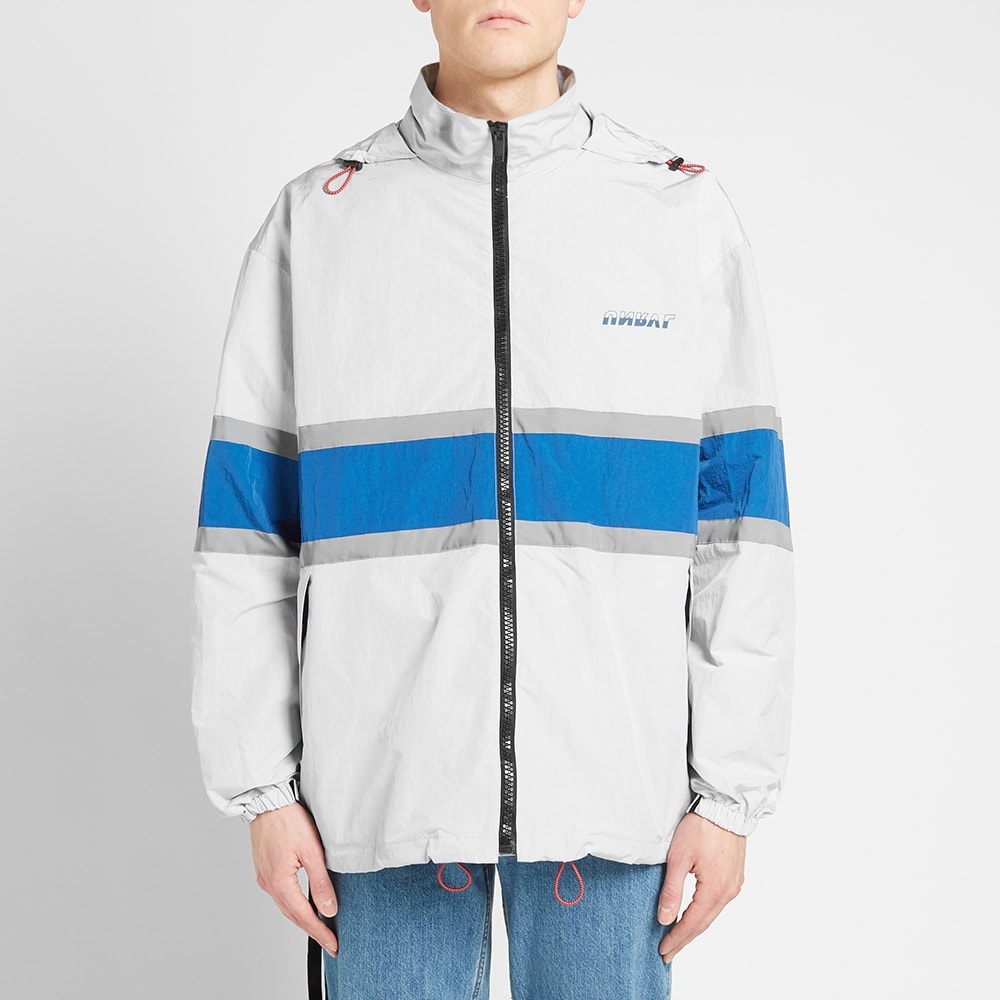 Unravel Project Retro Zipped Windbreaker - 4