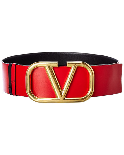 Valentino Valentino VLogo 70mm Reversible & Adjustable Leather Belt outlook