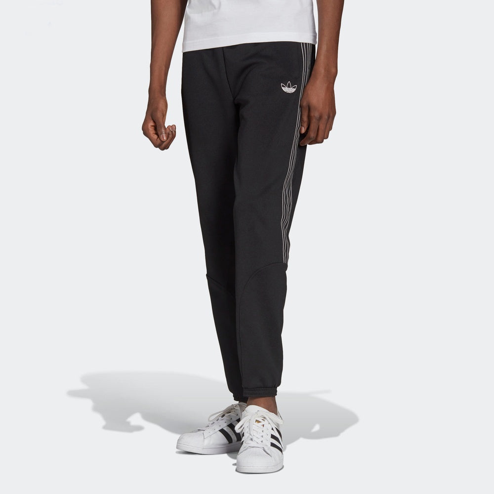 adidas originals Sprt Poly Tp Stripe Sports Long Pant Male Black GN2445 - 4