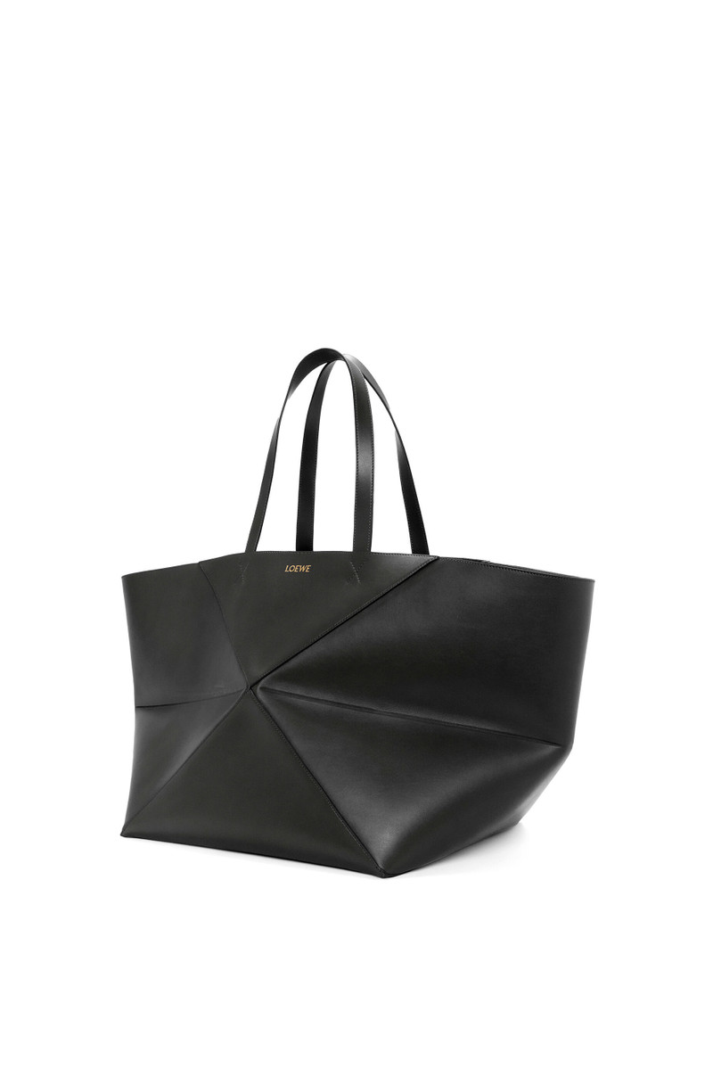 Loewe XL Puzzle Fold Tote in shiny calfskin outlook