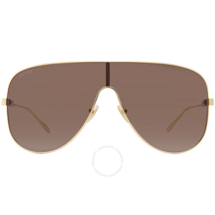 Gucci Brown Shield Ladies Sunglasses GG1436S 002 99 - 1