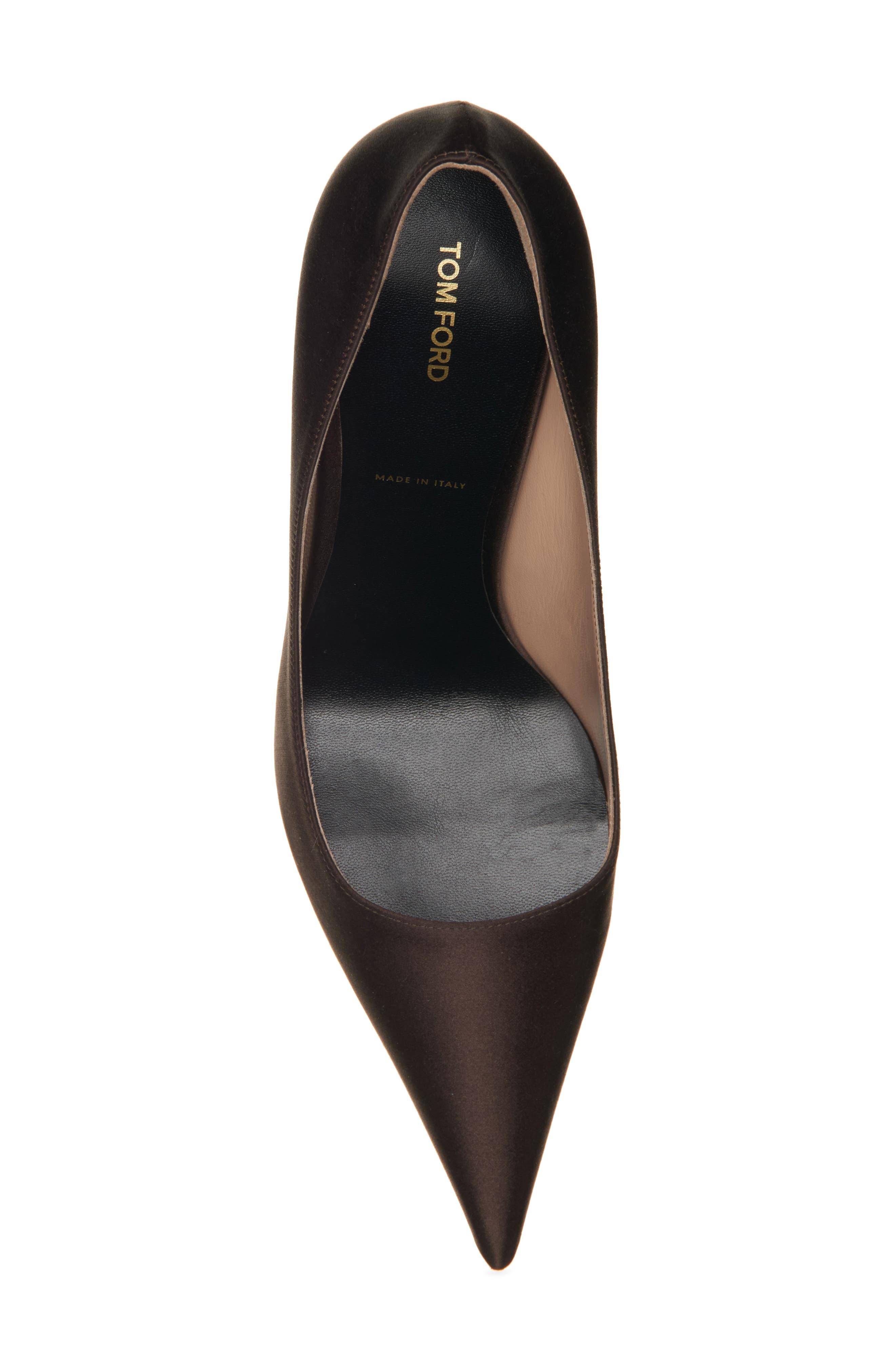 TOM FORD Betty Pointed Toe Pump in 1B087 Espresso at Nordstrom - 5