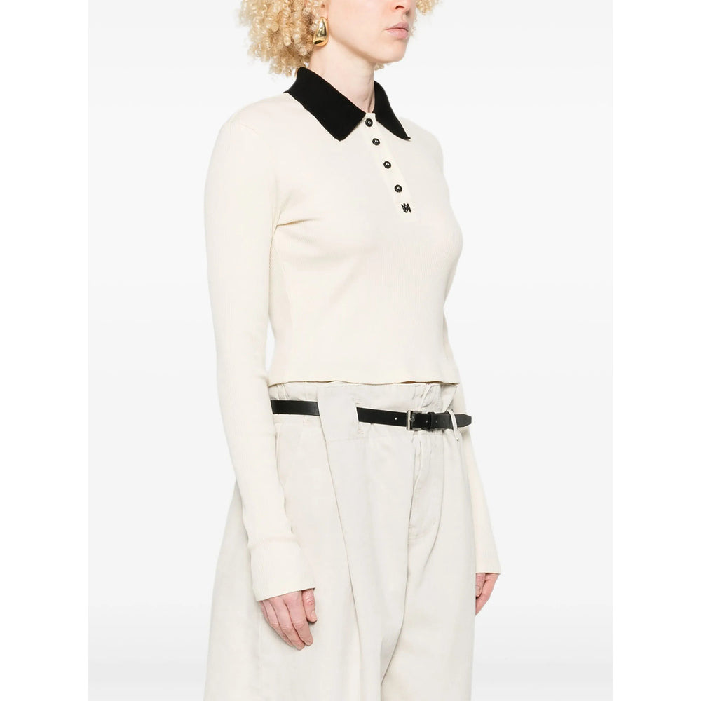 Amiri Neutrals Tops - Polo Tops Women - 4