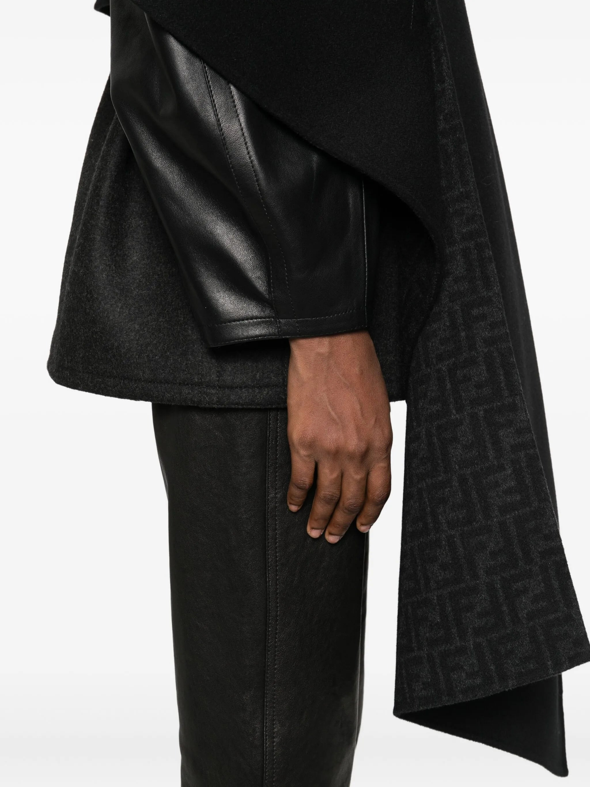 Fendi Buttoned Cape - 2