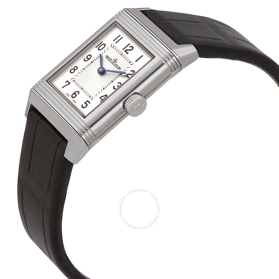 Jaeger LeCoultre Reverso Classic Silver Dial Ladies Leather Watch Q2608530 - 2
