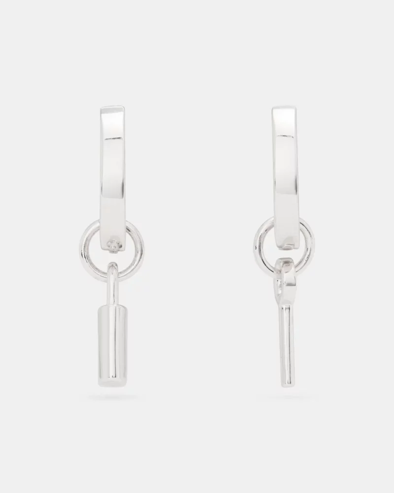 Spade Lock Asymmetrical Drop Huggies - 1