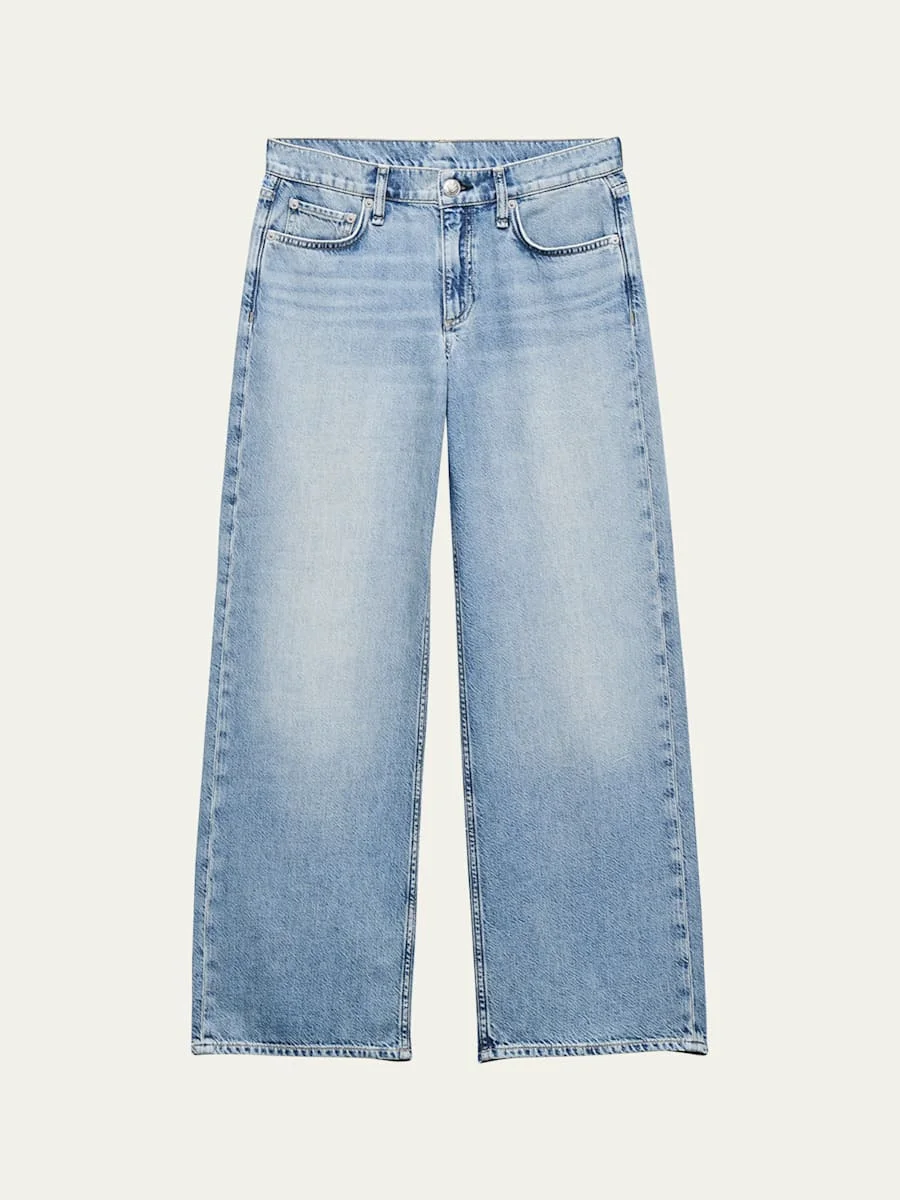 Featherweight Saige Low-Rise Ankle Jeans - 1