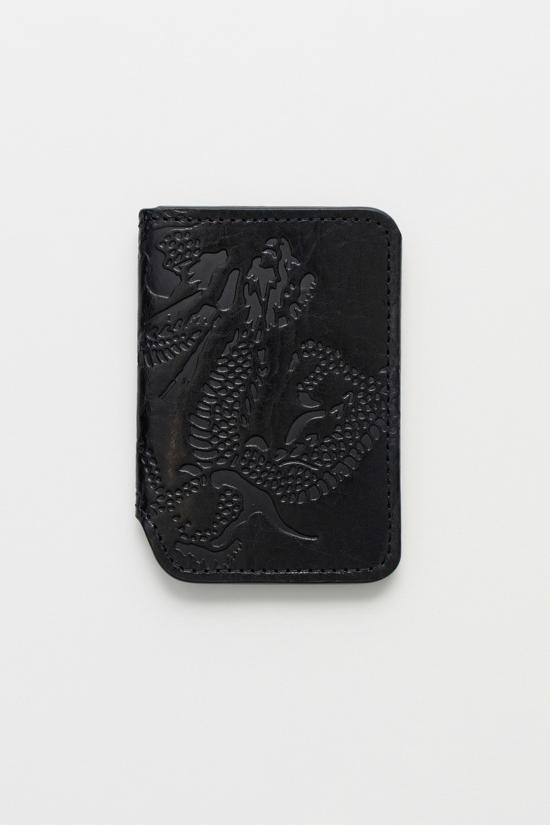 Card Case Black Leather 1