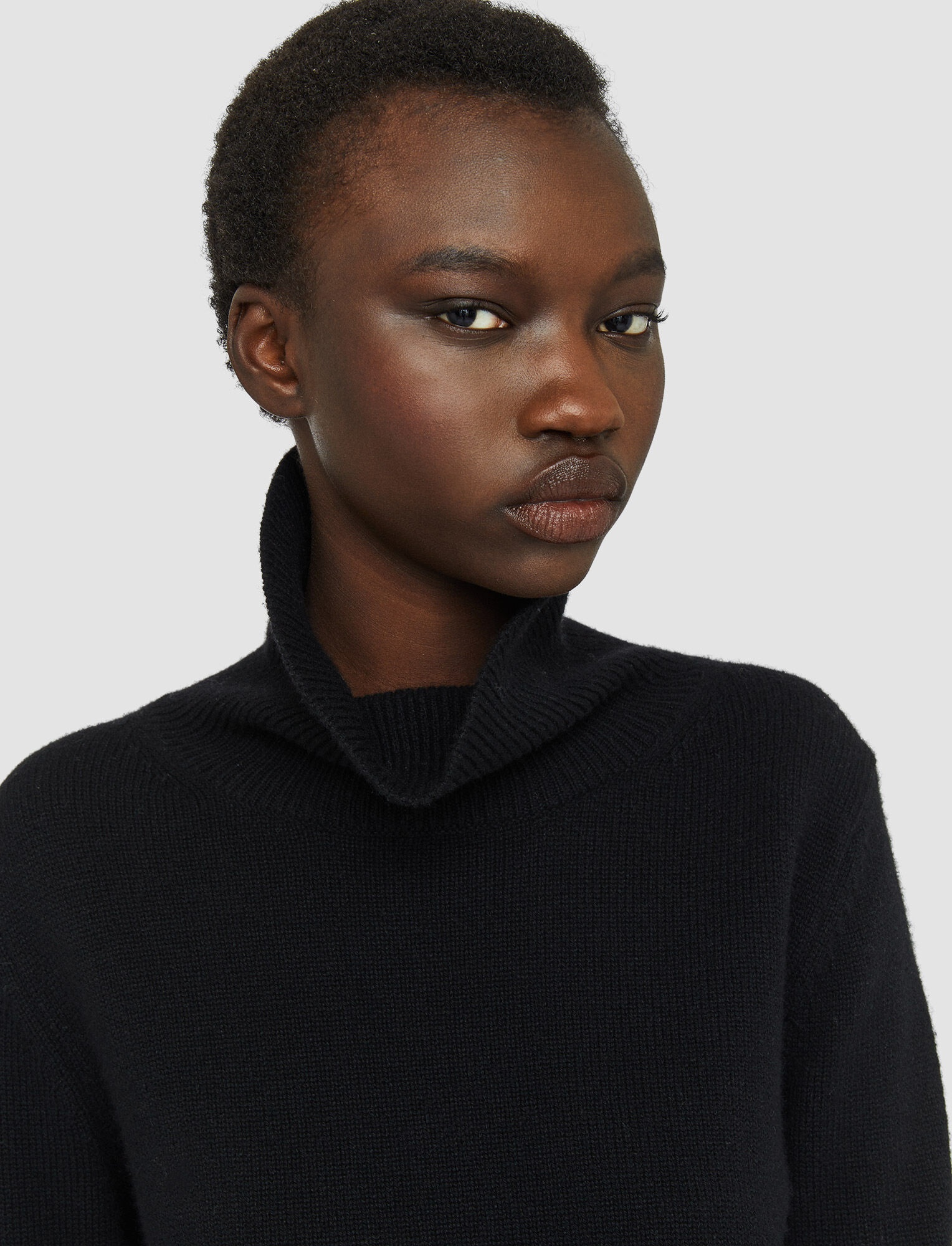 Pure Cashmere High Neck Jumper - 4