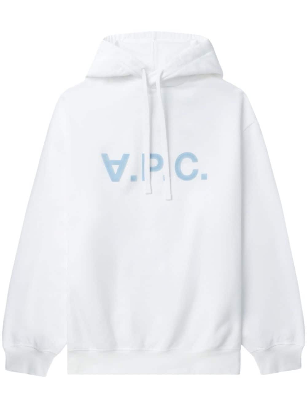 logo-print hoodie - 1