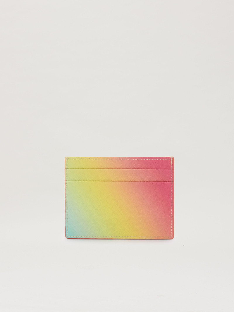 Palm Angels Rainbow Logo Caviar Card Holder outlook