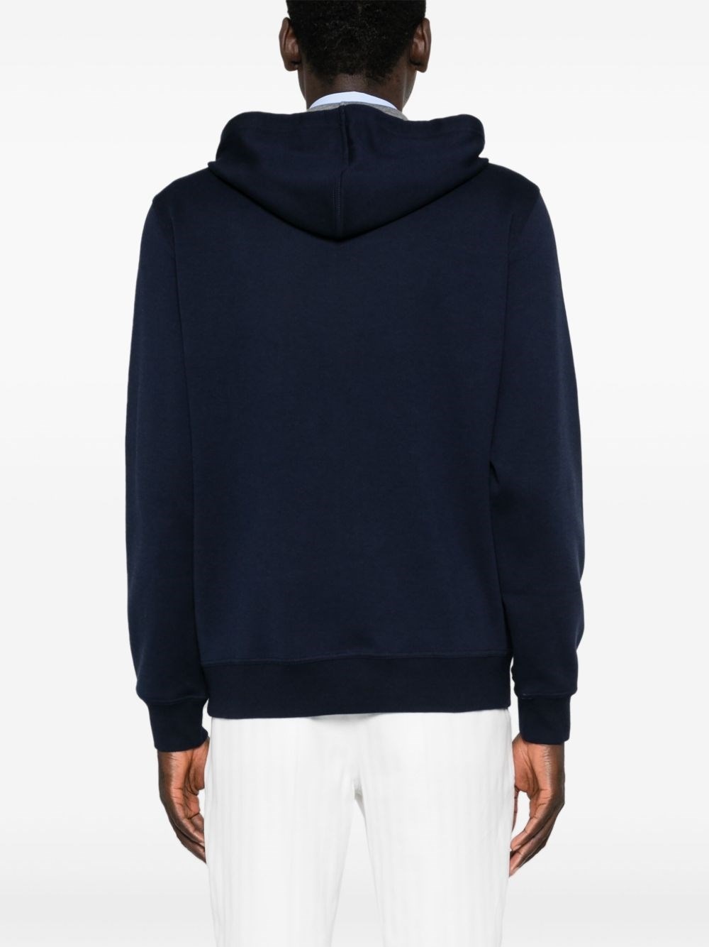 Cotton blend zipped hoodie - 2