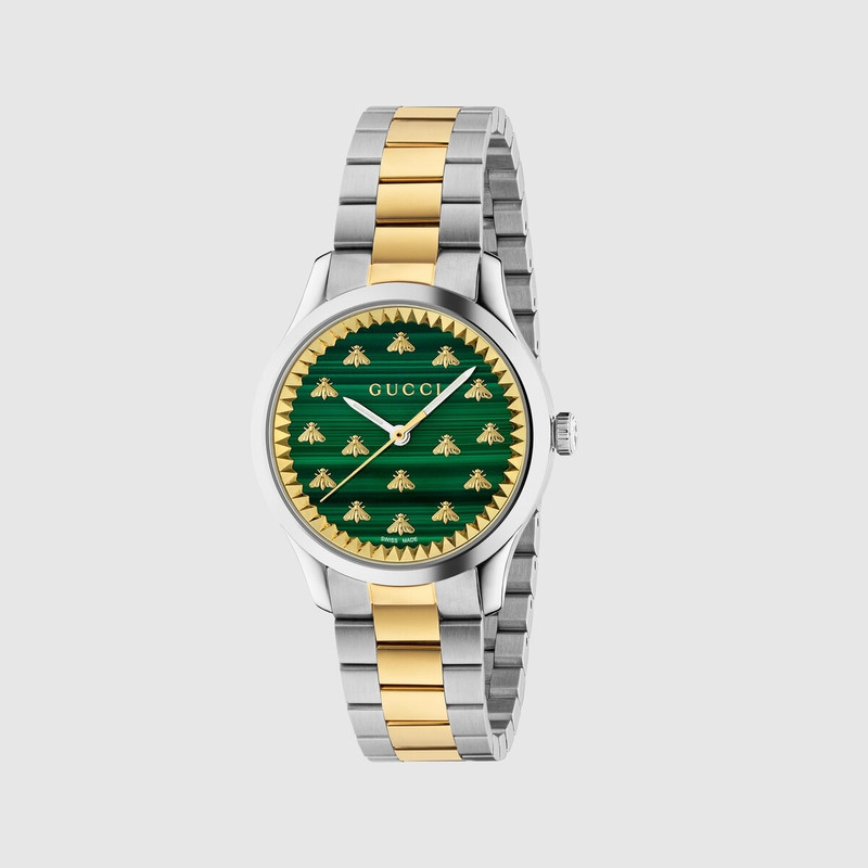 G-Timeless watch with bees, 32 mm 1