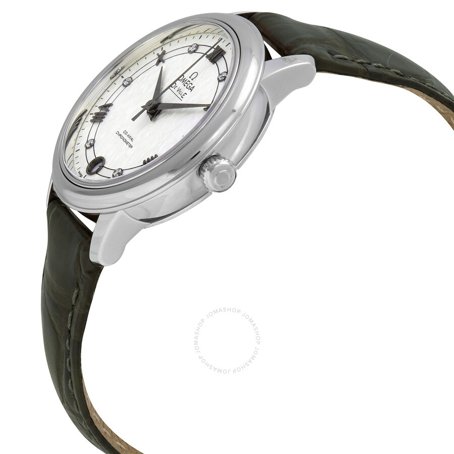 Omega De Ville Automatic Chronometer Diamond Silver Dial Ladies Watch 424.13.33.20.52.002 - 2