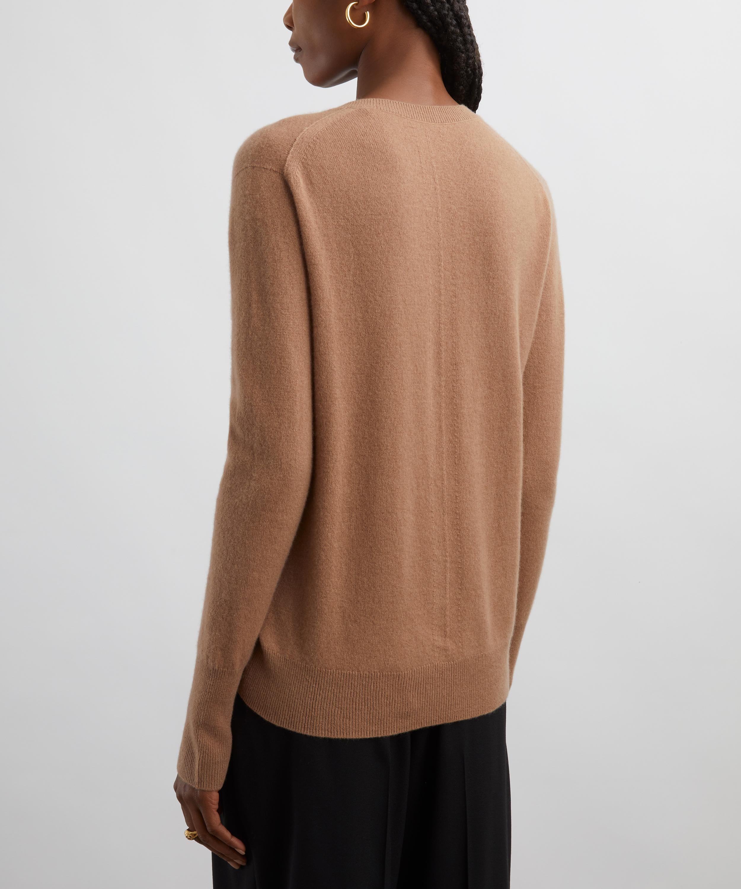 Light Pure Cashmere V-Neck Jumper - 4