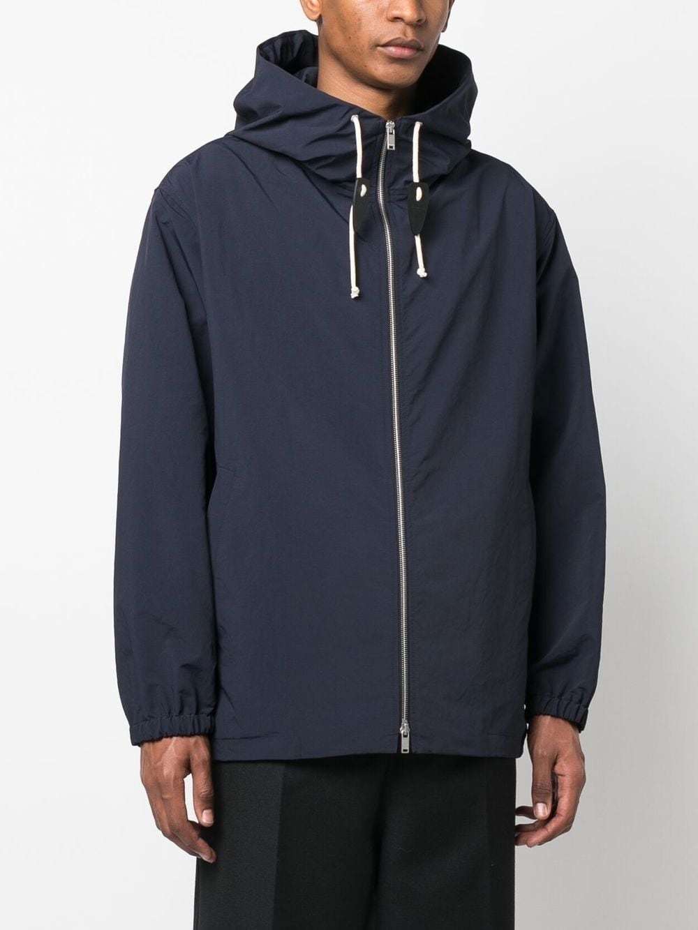 hooded zip-fastening jacket - 3