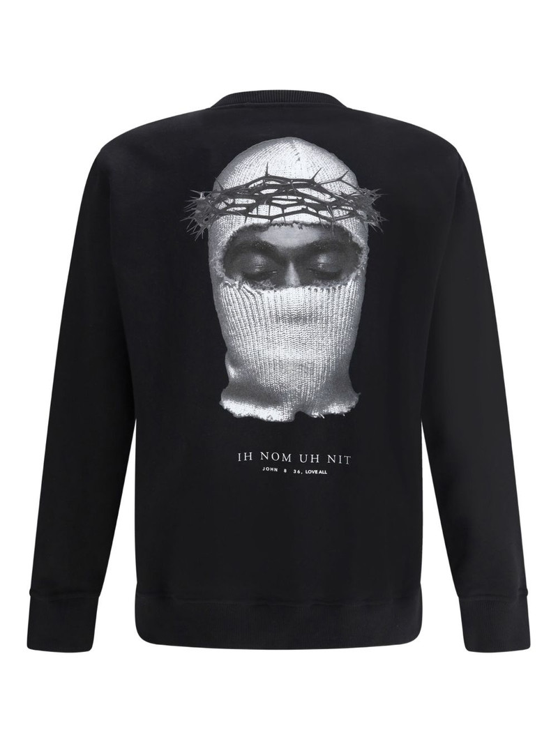 ih nom uh nit graphic-print sweatshirt outlook