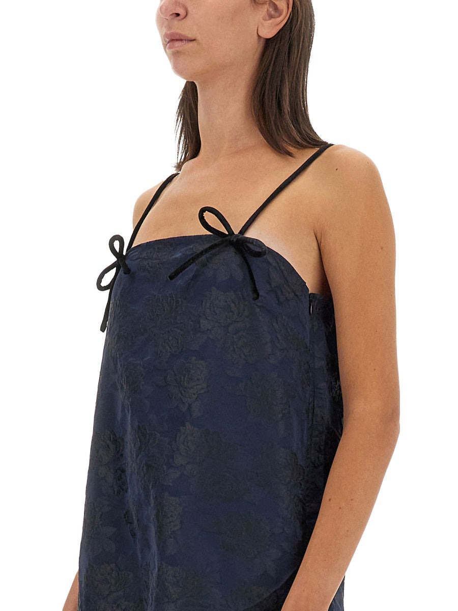 Ganni Women Jacquard Dress - 4