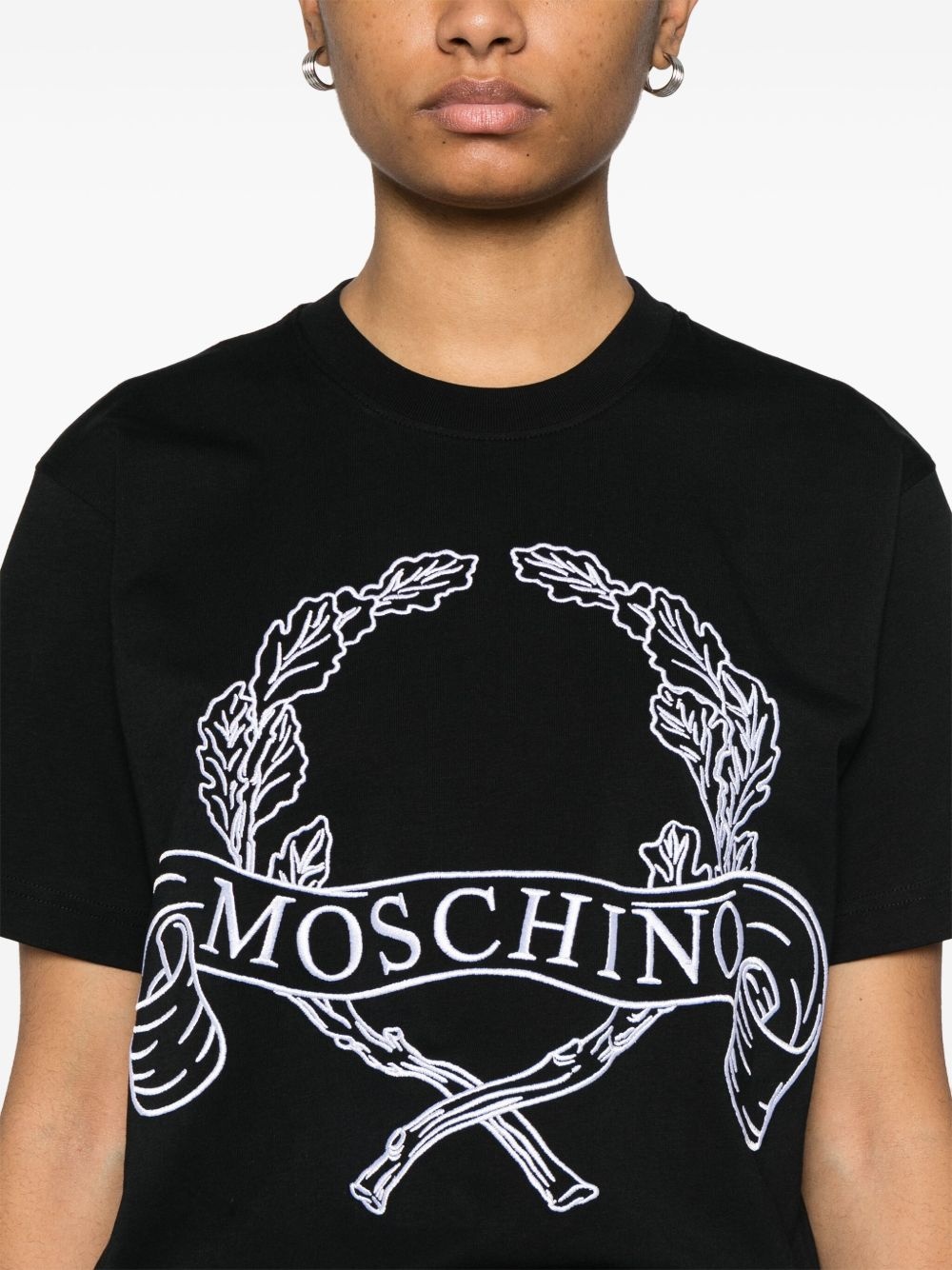 embroidered-logo T-shirt - 5