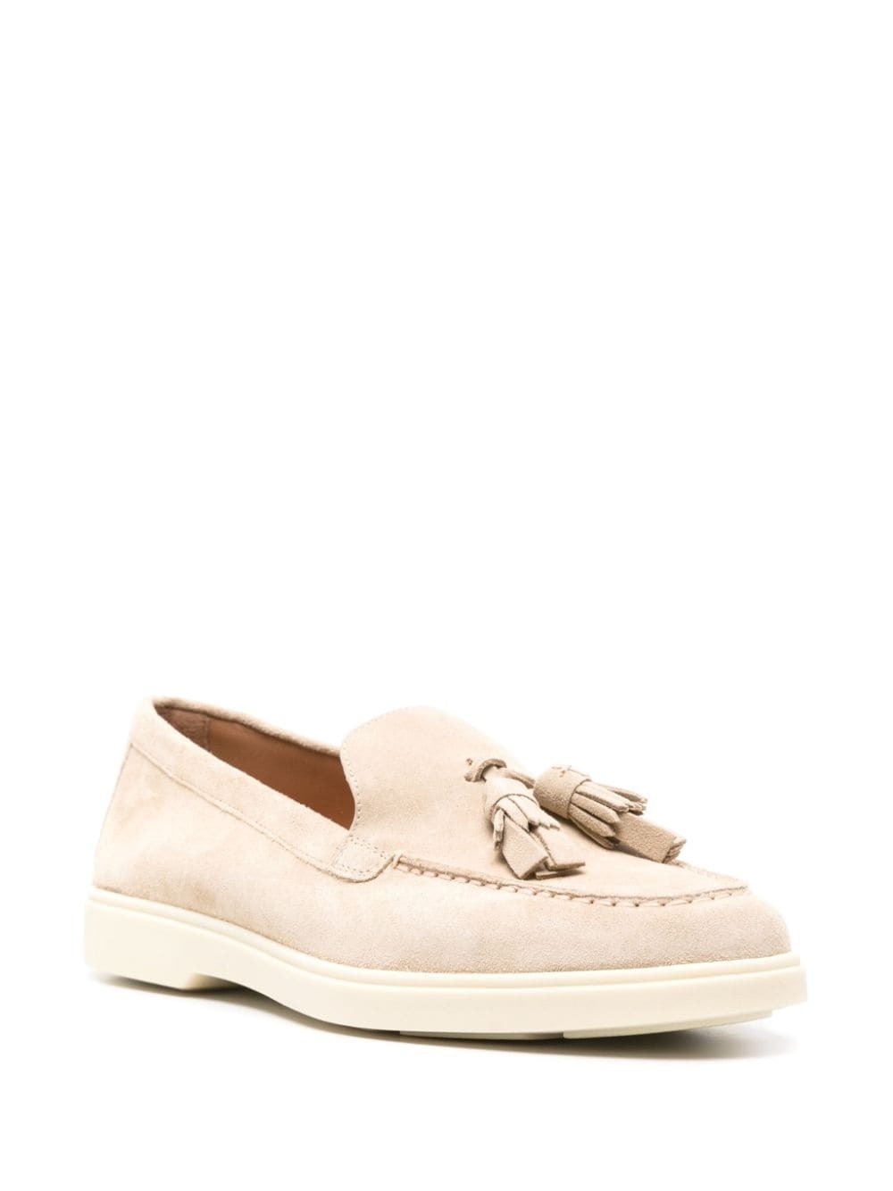 tassel-detailed suede loafers - 2