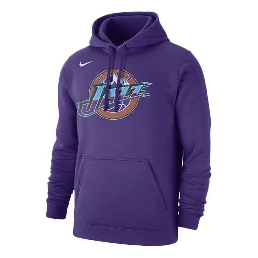 Nike NBA Classic Logo Utah Jazz Drawstring Fleece Lined Purple CI4540-504 - 1