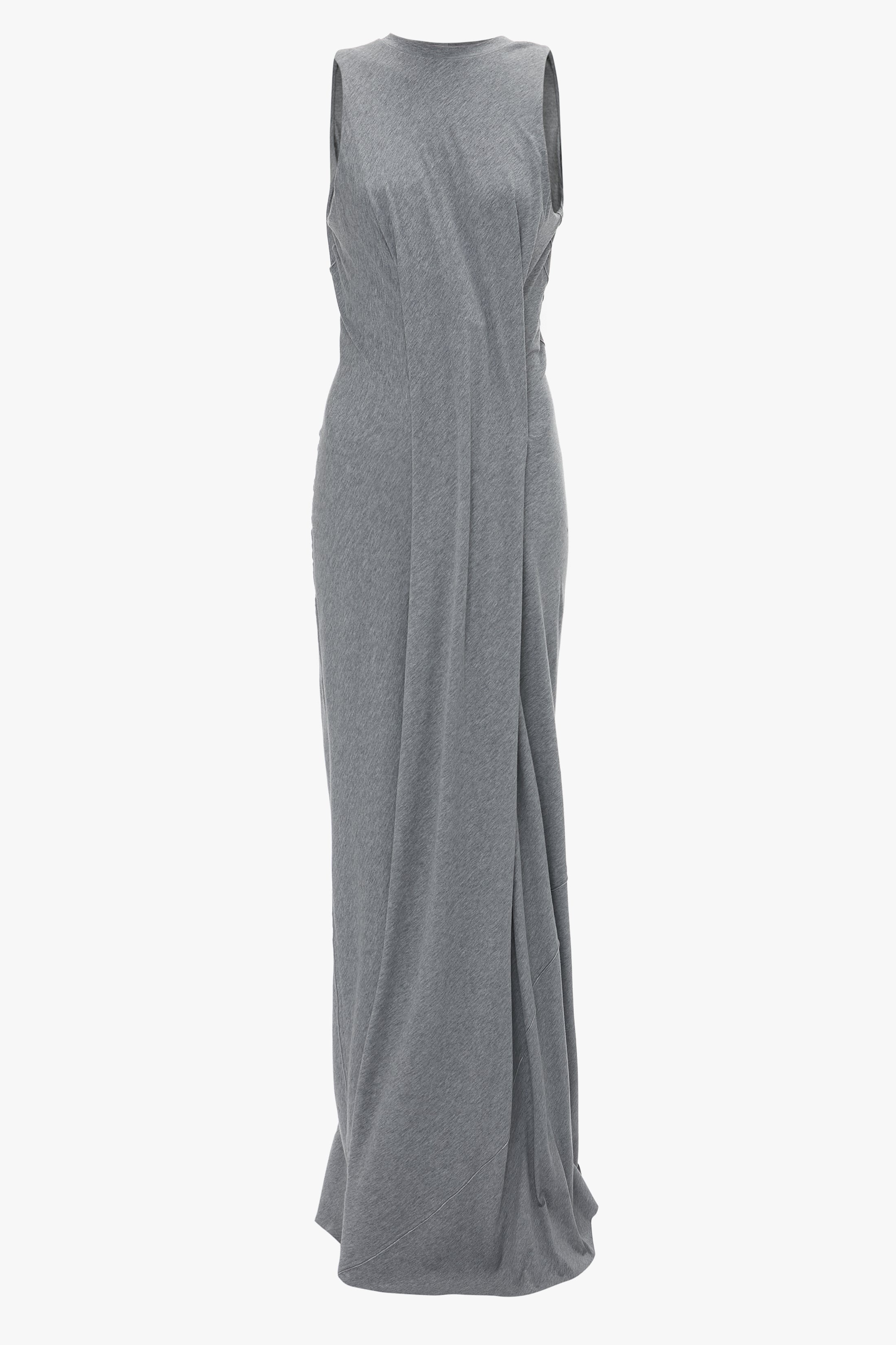 Frame Detailed Maxi Dress In Titanium - 1